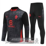 Set Completo Felpa Allenamento Formazione Bambino AC Milan 2025 2026 Set Completo Felpa Allenamento Formazione Bambino AC Milan 2025 2026