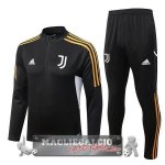 Juventus Insieme Completo Nero Giallo Bianco Giacca 2022-23 Juventus Insieme Completo Nero Giallo Bianco Giacca 2022-23