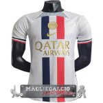 Tailandia Speciale Giocatori Maglia Calcio Paris Saint Germain 2023-24 Bianco I Rosso Tailandia Speciale Giocatori Maglia Calcio Paris Saint Germain 2023-24 Bianco I Rosso