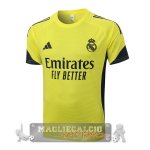 Maglia Formazione Real Madrid 2025 2026 Giallo Grigio Maglia Formazione Real Madrid 2025 2026 Giallo Grigio