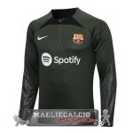 Felpa Da Allenamento Barcelona 2023-24 Verde Navy Felpa Da Allenamento Barcelona 2023-24 Verde Navy