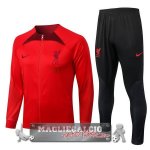 Liverpool Insieme Completo Rosso II Nero Giacca 2022-23 Liverpool Insieme Completo Rosso II Nero Giacca 2022-23