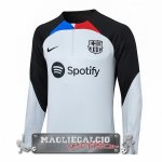 Felpa Da Allenamento Barcelona 2023-24 Grigio Rosso Blu Felpa Da Allenamento Barcelona 2023-24 Grigio Rosso Blu