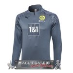 Borussia Dortmund Grigio Luce Felpa Da Allenamento 2023-24 Borussia Dortmund Grigio Luce Felpa Da Allenamento 2023-24