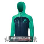 Giacca Felpa Cappuccio Barcelona 2023-24 Verde I Blu Giacca Felpa Cappuccio Barcelona 2023-24 Verde I Blu