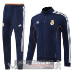 Set Completo Lunga Zip Giacca Real Madrid 2025 2026 Blu Navy Set Completo Lunga Zip Giacca Real Madrid 2025 2026 Blu Navy