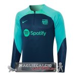 Felpa Da Allenamento Barcelona 2023-24 Blu Navy I Verde Felpa Da Allenamento Barcelona 2023-24 Blu Navy I Verde