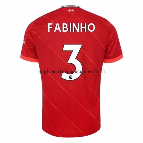 NO.3 Fabinho Prima Maglia Liverpool 2021 2022 Rosso