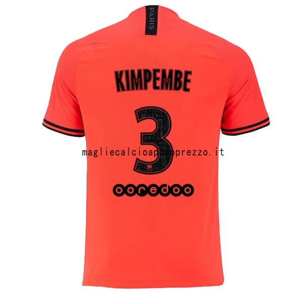 NO.3 Kimpembe Seconda Maglia Paris Saint Germain 2019 2020 Arancione
