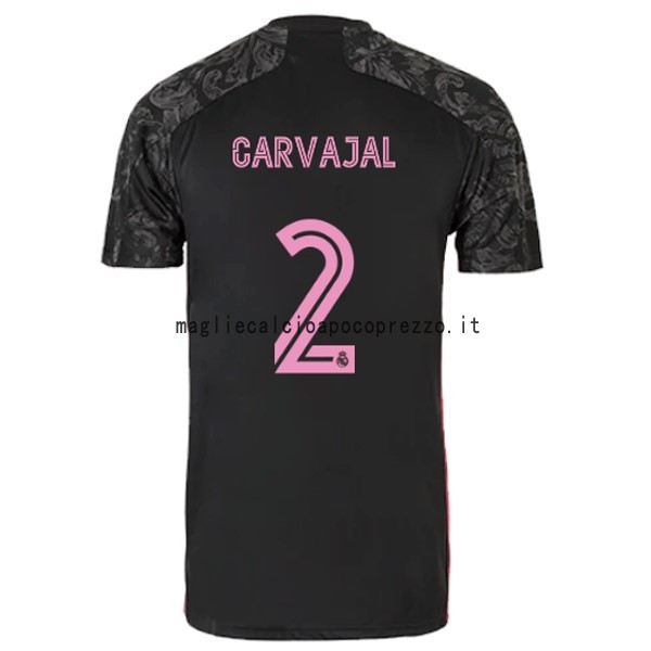 NO.2 Carvajal Terza Maglia Real Madrid 2020 2021 Nero